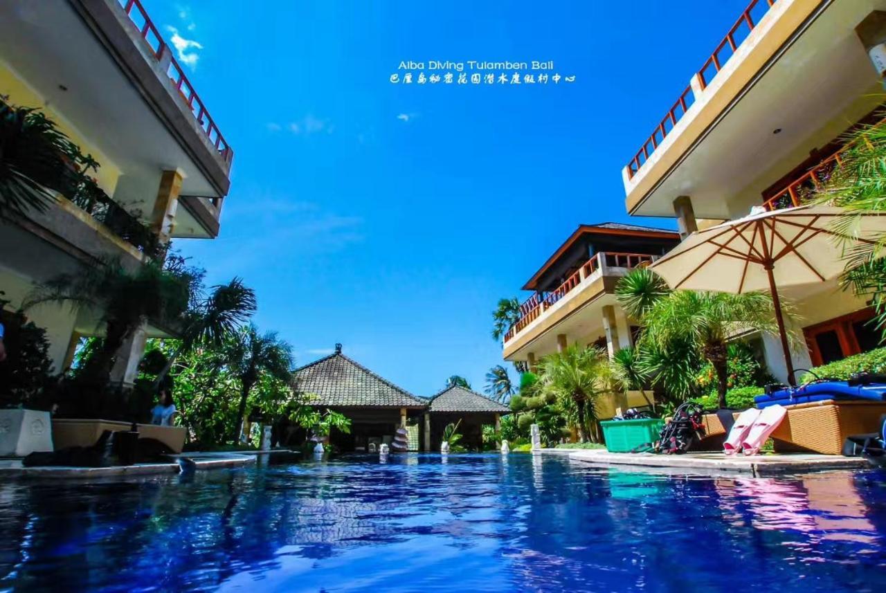 Villa Alba Bali Dive Resort Tulamben Esterno foto
